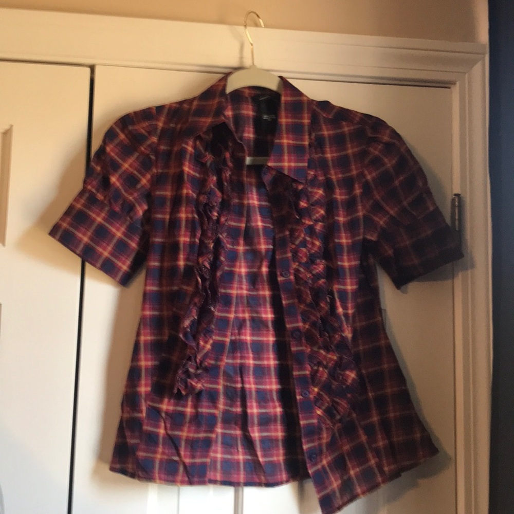 Plaid blouse from Victoria’s Secret